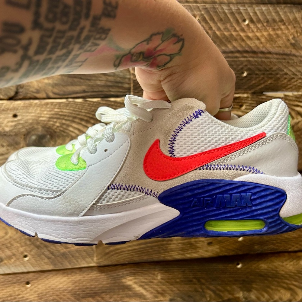 Nike Kids Sneakers - White, Red, Blue, Green